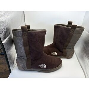 The North Face Ahel Fleece Lined Winter Boots Brown SZ 8